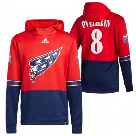 Washington Capitals Alexander Ovechkin 8 2020-21 Reverse Retro Hoodie Sawyer - Mannen